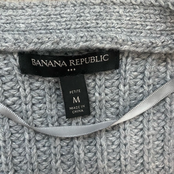 Banana Republic Grey Knit Cardigan - Picture 7 of 8